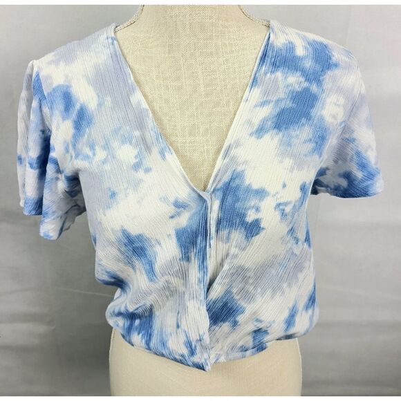 ACOA| Tie Dye Crop Top| Sz Medium| Women's Top - Picture 9 of 13